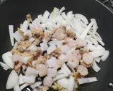 トマトジュースで🍅和風ペスカトーレ作り方5写真