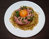 簡単☆お手軽ネギトロパスタ♩作り方5写真
