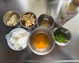 仄かな酸味が癖になる、甘酢らっきょう炒飯作り方1写真