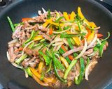 ラム肉と彩り野菜の中華風細切り炒め作り方7写真