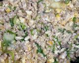鶏ミンチと木綿豆腐の中華風炒り豆腐♪作り方5写真