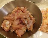 簡単!鶏もも肉とあおさのパン粉揚げ!作り方1写真