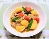 簡単夕飯昼食豚こまで定番の味しみ肉じゃがコツあり作り方9写真