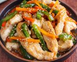 10分爆速おかず【鶏肉と野菜の甘酢炒め】作り方6写真