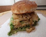 禁断のごまタマカレーバーガー作り方13写真
