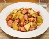 ソーセージとチーズのジャーマンポテト作り方9写真