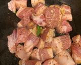 豚肉ステーキのキャベツガーリック炒め作り方1写真