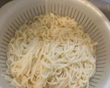 鶏肉の出汁でザルうどん作り方3写真