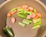 お弁当に☆小松菜とウインナーのカレーマヨ作り方3写真