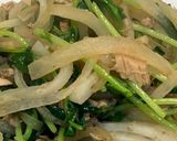 ポン酢味の常備菜！豆苗と大根のツナ炒め作り方5写真