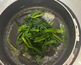 療養食①ほうれん草炒めの炒り卵のせ作り方5写真