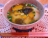 ♡母の味♪かぼちゃのお味噌汁♡15分完成作り方5写真