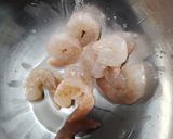 エビと豆腐とチンゲンサイの中華あんかけ作り方1写真