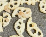カボチャとレンコンと鶏肉の甘酢炒め作り方7写真