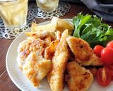 簡単節約☆鶏胸肉の揚げない白だし唐揚げ。作り方10写真