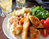 簡単節約☆鶏胸肉の揚げない白だし唐揚げ。作り方10写真