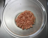 不器用卵白ソース魯肉飯風挽肉丼作り方1写真