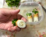 竹輪の貝割れ大根チーズ入り作り方2写真