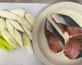 ネギ添え♪ご飯がすすむぶりの照り焼き作り方1写真