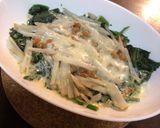 納豆チーズ♡菊芋・ほうれん草入り作り方5写真