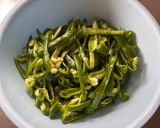 ピーマンとトマトの鶏ガラ出汁の和え物作り方1写真