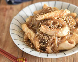 鶏むね肉としらたきの甘辛炒め作り方8写真