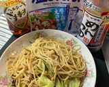 キャベツと塩昆布パスタ作り方4写真
