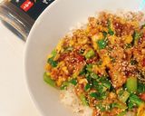 焼肉生だれでワンパンいろどり3色そぼろ丼作り方9写真