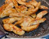 鶏胸肉で作る甘ダレスティックチキン作り方3写真