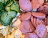 懐かしい味。魚肉ソーセージ入り♡レンジでポテサラ作り方6写真