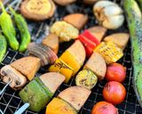 ヴィーガンハム_串焼き（BBQ）作り方3写真