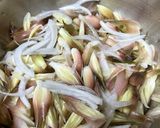 みょうがとパプリカのらっきょう酢つけ作り方1写真