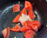 簡単！ふわっふわっ玉子とトマトの炒め物作り方3写真