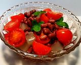 「トマトみつ豆」+酢小豆作り方3写真