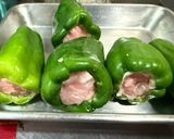 ピーマンの豚肉チーズ詰め焼き作り方3写真