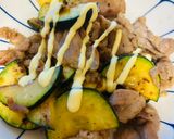 豚こま肉とズッキーニの和風パスタ作り方4写真