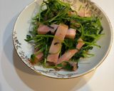 豆苗とベーコンのガレット風作り方1写真