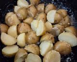 茹でた小芋でのり塩バター作り方2写真