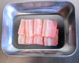 ベーコンエッグ丼作り方1写真