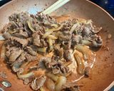 牛肉と玉ねぎの甘辛仕立て作り方6写真