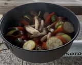 夏野菜たっぷりチーズグリルサンド作り方4写真