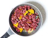 かぼちゃといんげん豆のパパッと煮作り方4写真