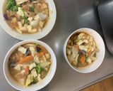 肉無豆腐中華風梅ウスタークリーム味野菜炒作り方17写真