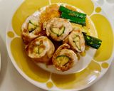 ささみのズッキーニチーズ巻き作り方9写真