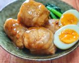 煮込み5分♪豚バラ厚揚げで角煮風作り方5写真
