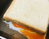 あまったカレーで●カレー玉子トースト作り方2写真