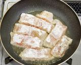 白身魚パンガシウスの唐揚げ小松菜ソース作り方3写真