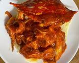 ワタリガニとイカのガーリックトマトパスタ作り方7写真
