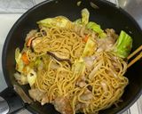 オイスターソース焼きそば作り方6写真