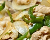 新玉ネギと薄切り豚肉で簡単生姜焼き作り方5写真